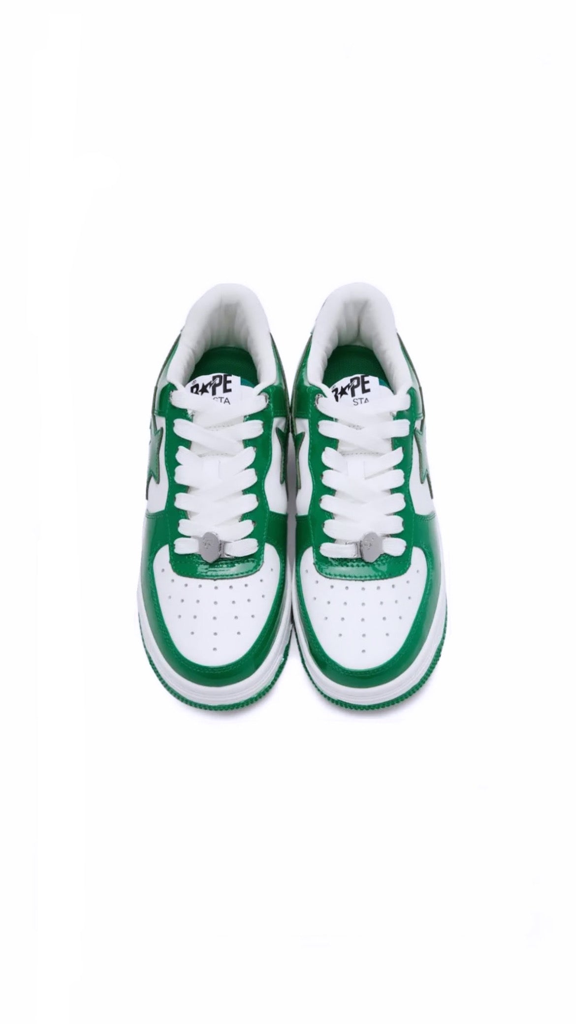 A Bathing Ape | Bape Sta Low Patent Leather (Green)
